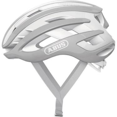 Imagem de Capacete Bike Abus Airbreaker Pure Gray, Branco, Cinza, G