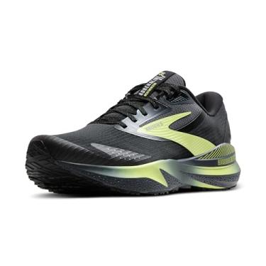 Imagem de Brooks Tênis de corrida masculino Adrenaline GTS 24 Weatherized Supportive, Preto/ébano/amarelo novo, 41