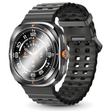 Imagem de Relógio Smartwatch Tela Full LED 1,43 Polegadas com 128M de Memória, Mulfuncional com Aplicativos e Recebimento de Notificações,Resistente à Água IP68 UTIMAIS+ (Preto)