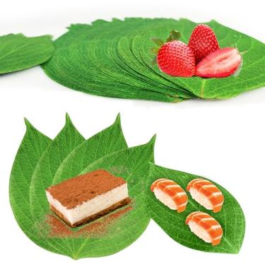 Imagem de 60 folhas de papel de pergaminho decorativas de primavera, 30 cm para tábuas de queijo e charcutaria, utensílios de mesa de férias, acessórios de festa havaiana Luau