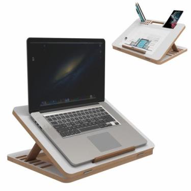 Imagem de Prancheta Multiuso Desenho Apoio Para Notebook Mdf Branco - Customize