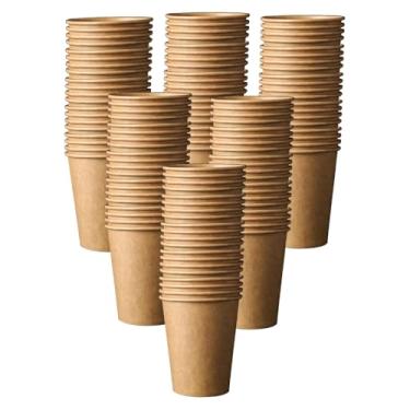 Imagem de Copo Papel 90ml Kraft Descartável Café Biodegradável - 500un