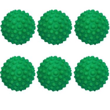 Imagem de 6x Bolinha Cravo para Cachorro Pet Anti Stress e Massagem Mãos e Pés -