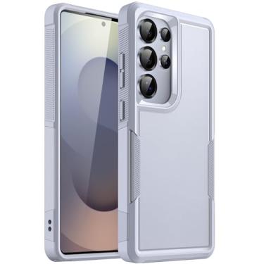 Imagem de JETech Capa para Samsung Galaxy S25 Ultra 5G, Proteção de Camada Dupla Resistente, Case Capinha Estojo de Telefone à Prova de Choque Robusta Resistente com Design Fosco (Titânio Azul)