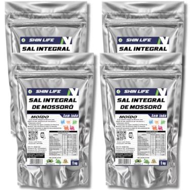 Imagem de Sal Marinho Integral Mossoró Sem Iodo Moído 4kg