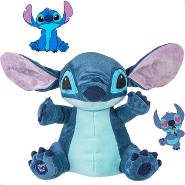 Imagem de Pelúcia Disney Stitch Interativo Tradicional Multi - BR2350 - Multikid