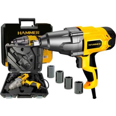 Imagem de Chave De Impacto Eletrica Reversivel 1/2 900w Profissional 110V - Hamm