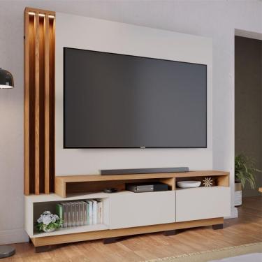 Imagem de Home Para Tv Ate 75 Polegadas Torino Off-white Matte Freijo