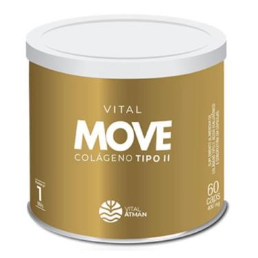 Imagem de Vital Move Colágeno Tipo 2 400mg 60 Cápsulas Vital Âtman
