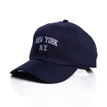 Imagem de Boné Ny New York Retro Basebol Aba Curva Masculino e Feminino Regulage