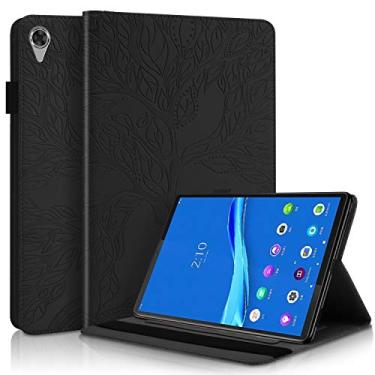 Imagem de Capa para Lenovo Tab M10 HD 2ª geração 10,1 polegadas 2020 capa fólio de couro PU premium com suporte para caneta bolso para cartão para Lenovo Tab M10 HD 2ª geração 10,1 polegadas TB-X306F / TB-X306X