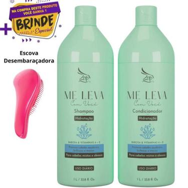 Imagem de Zap Kit Me leva Shampoo e Condicionador Babosa & Vitaminas A + E 1L