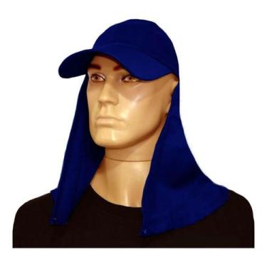 Imagem de Boné Australiano Pescador Com Capuz - Preto - Garcia, Azul escuro