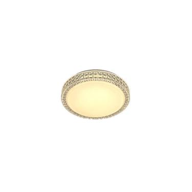 Imagem de Plafon LED Sagitta Redondo Efeito Cristal 12W Branco Quente
