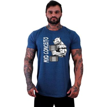 Imagem de Camiseta Longline MXD Conceito Pitbull BodyBuilder Masculina-Masculino