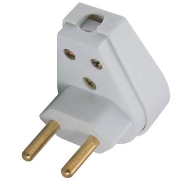 Imagem de Plugue Angular Cinza 2P de 20 Ampères e 250 Volts - 57401109 - TRAMONT