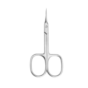 Imagem de Tesoura removedora de cutículas de aço inoxidável, cortador de cutículas para unhas artísticas, cortador de cutículas profissional, suprimentos para manicure, prata, h