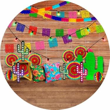 Imagem de Painel Redondo Veste Facil 1,50m Festa Junina (FJN109)