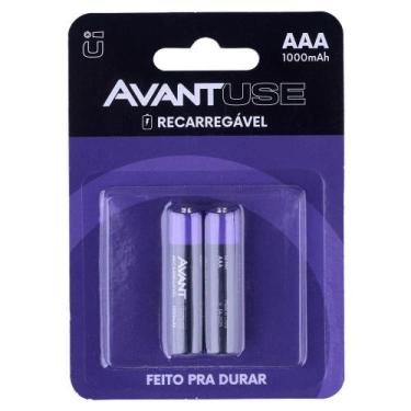 Imagem de Pilha Recarregável AAA com 2 Unidades Avant