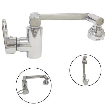 Imagem de Torneira Monocomando Ajustavel Lavabo Cromada Quente Frio