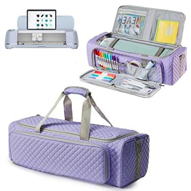 Imagem de AMOIGEE Estojo De Transporte Para Cricut Maker 3, Explore Air 2, Acessórios Organizadores Bolsa Armazenamento
