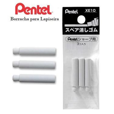 Imagem de Refil Borracha p/ Lapiseira PENTEL Twist Erase Mod. E10 c/ 3 un