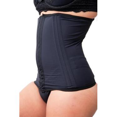 Imagem de Cinta Modeladora ESPECIAL REFORÇADA  12 Barbatanas 2 Ajustes faixa  - 