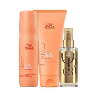 Imagem de Wella Nutri-Enrich Sh 250ml + Cond 200ml + Oleo 100ml - Wella profissi