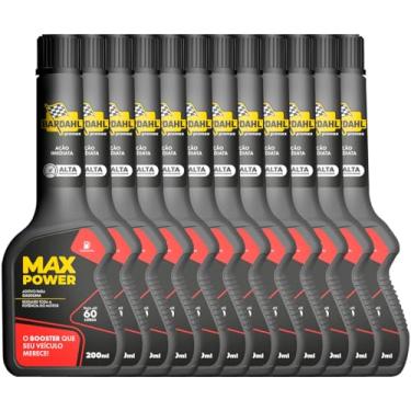Imagem de Kit 12 Aditivos Combustível Max Power 200ml Bardahl ADITIVO MAX POWER