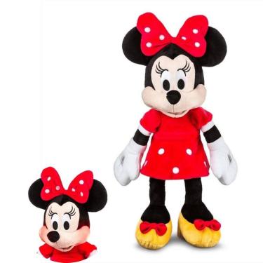Imagem de Pelúcia Minnie Com Mecanismo de Som 30cm Disney Multikids