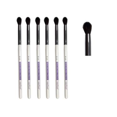 Imagem de Caixa Box 12 Unidades Pincel Oval para Maquiagem Côncavo Macrilan