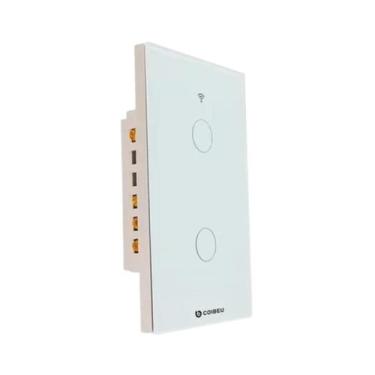 Imagem de Interruptor Inteligente Tomada 2 Botões Wifi Smart Automação - Coibeu