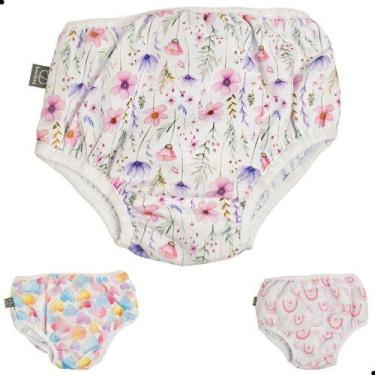 Imagem de Fralda Infantil Reutilizável Menina Piscina Ecológic Happy - Benibee, 