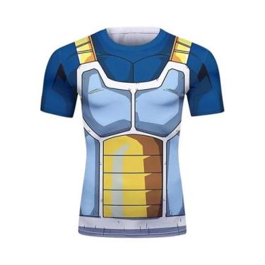 Imagem de Camiseta Masculina 3D Dragon Ball - Vegeta e Goku - Anime - Sublimação