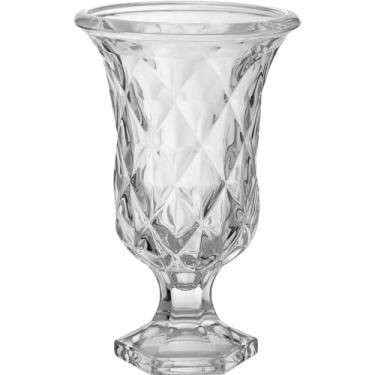 Imagem de FULL DIAMOND VASO 29X18X18CM CRISTAL ECO TRANSPARENTEARENTE