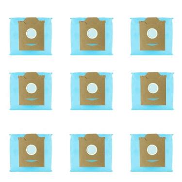 Imagem de Pacote com 9 sacos de pó de substituição para cubo Yeedi: peças de reposição compatíveis com Yeedi by ECOVACS Cube Robot Vacuum
