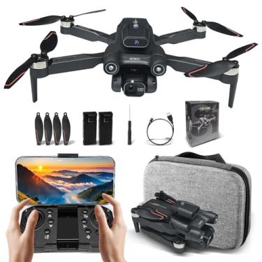 Imagem de Drone Com Camera Drone Profissional 6K HD câmeras com Fluxo óptico FPV Mini Controle Remoto DroneQuadricóptero Bolsa De Transporte-LS-S1S