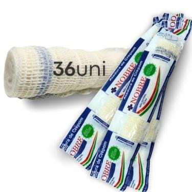 Imagem de Atadura elástica crepom 13 fios - 12cm x 1,8m - 36 rolos