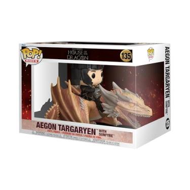 Imagem de Funko Pop! Rides: House of The Dragon - Aegon Targaryen com/Sunfyre - Boneco colecionável de vinil - Ideia de presente - Mercadoria oficial - Brinquedos para crianças e adultos - Fãs de TV