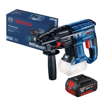 Imagem de Martelete 18V Bosch Gbh180-Li Brush + 1 Bateria De 4,0Ah