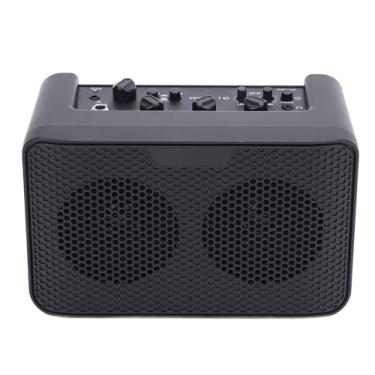 Imagem de Guitarra Combo Amplificador Bluetooth Portátil 10W Poderoso Mini Amplificador de Guitarra com Efeitos Delay para Home Practice Performance ABS Construção
