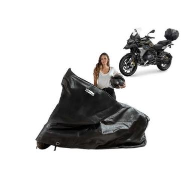 Imagem de Capa Protetora Moto BMW GS 1200 ADV com Baú - Kahawai, Preto