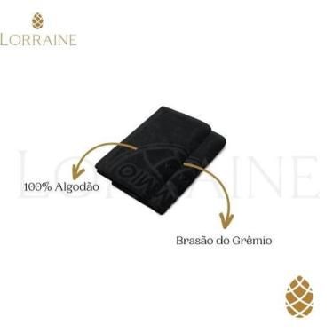 Imagem de Kit 2 Toalhas de Rosto Jacquard Buettner Grêmio Preto