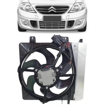 Imagem de Ventoinha Defletor Citroen C3 2003 2004 2005 2006 Com Modulo - Ymax