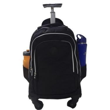 Imagem de Mochila Escolar Tactel Rodinhas 360 Top Model Notebook Tm39 53x35x21 c