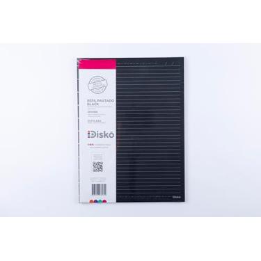 Imagem de Diskô – Refil para Caderno Inteligente All Black 50 Folhas 80G G – Reposição para Anotações