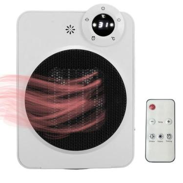 Imagem de Aquecedor Eletrico Portatil Temperatura Ajustavel Display Digital Cont