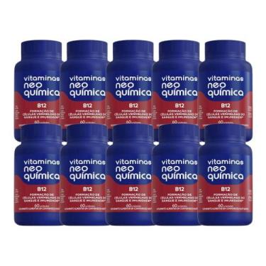 Imagem de Kit 10x Vitamina B12 60 cpr mastigáveis - NEO QUIMICA