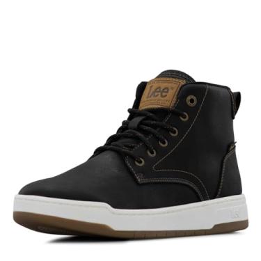Imagem de Lee Tênis masculino Spencer, Preto/Preto Denim/Conhaque, 42