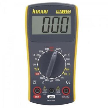 Imagem de Multímetro Digital Hikari Hm1100 Amarelo-cinza